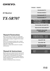 Onkyo TX-SR707 Manual De Instrucciones