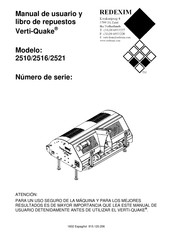 Redexim 2516 Manual De Usuario