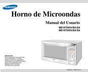 Samsung MS1670BA Manual Del Usuario