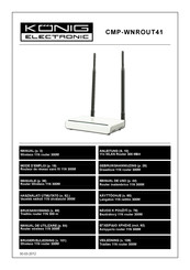 König Electronic CMP-WNROUT41 Manual De Uso