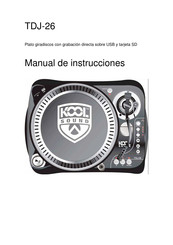 KOOL SOUND TDJ-26 Manual De Instrucciones