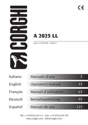 Corghi A 2025 LL Manual De Uso