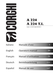 Corghi A 224 Manual De Uso