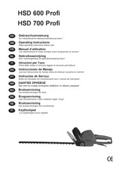 Mogatec HSD 700 Profi Instrucciones De Manejo