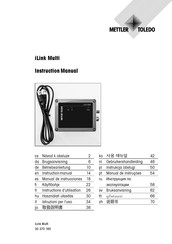 Mettler Toledo iLink Multi Manual De Instrucciones