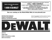 DeWalt DW744 Manual De Instrucciones