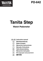 Tanita Step Manual De Instrucciones