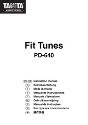 Tanita Fit Tunes Manual De Instrucciones