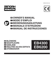 Komatsu Zenoah EB4300 Manual De Instrucciones