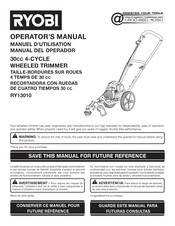 Ryobi RY13010 Manual Del Operador