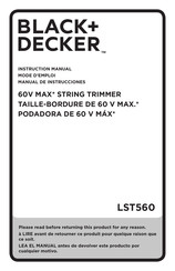 Black and Decker LST560 Manual De Instrucciones