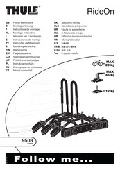 Thule RideOn 9503 Instrucciones De Montaje