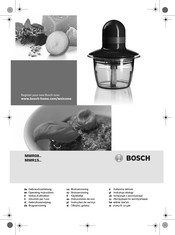 Bosch MMR08 Serie Instrucciones De Uso