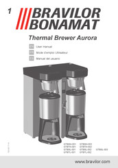 BRAVILOR BONAMAT GTBSL-003
700.403.711 Gebr. aanw. TB 1,5 Gal. DL 1
GTBTL-001 GTBTL-002 Manual Del Usuario