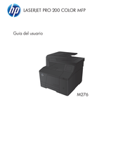 HP LaserJet Pro 200 COLOR MFP M276 Guia Del Usuario