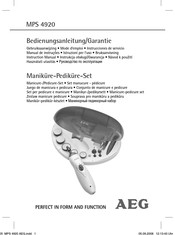 AEG MPS 4920 Instrucciones De Servicio