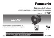 Panasonic Lumix H-F008 Manual De Instrucciones