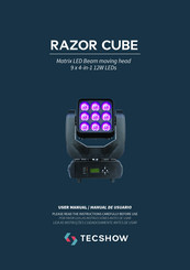 TECshow RAZOR CUBE Manual De Usuario