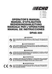 Echo DPAS-300 Manual De Instrucciones