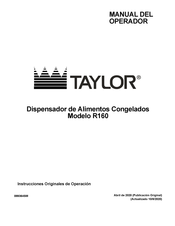 Taylor R160 Manual Del Operador