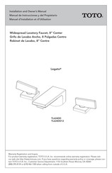 Toto Legato TL624DD Manual De Instrucciones Y Del Propietario