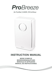 ProBreeze PB-P01F Manual De Instrucciones