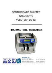 Kobotech BC-8EI Manual Del Operador