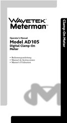 Wavetek Meterman AD105 Manual De Instrucciones