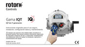 rotork IQT3 Serie Instrucciones Originales Para El Uso Seguro, Instalación, Configuracion Basica Y Mantenimiento