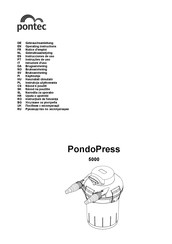 Pontec PondoPress 5000 Instrucciones De Uso