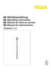 Vega VEGAWELL S 51 Manual De Instrucciones