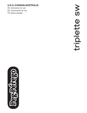 Peg-Perego Triplette SW Instrucciones De Uso