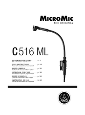 AKG MicroMic C516 ML Modo De Empleo
