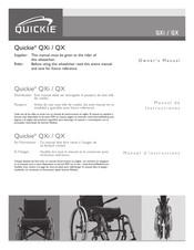 Sunrise Medical Quickie QX Manual De Instrucciones