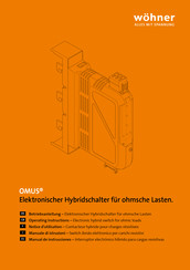 Wöhner OMUS Manual De Instrucciones