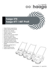 Haaga 375 Manual De Instrucciones