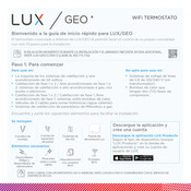 Lux Products GEO Guia De Inicio Rapido