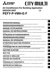 Mitsubishi Electric CITY MULTI PEFY-P-VMH-E-F Serie Manual De Instrucciones