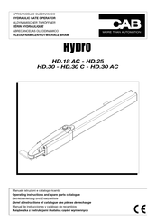 CAB HYDRO HD.30 C Manual De Instrucciones