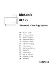 Coltene BioSonic UC125 Manual De Usuario