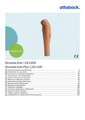 Ottobock DynamicArm Plus 12K110N Instrucciones De Uso