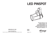 JB Systems LED PINSPOT Manual De Instrucciones