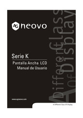 AG Neovo K Serie Manual De Usuario