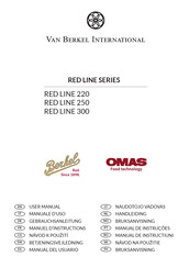 Van Berkel International RED LINE 300 Manual Del Usuario