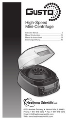 Heathrow Scientific Gusto Manual De Instrucciones