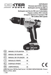 Dexter power CDT219LD.R Manual De Usuario