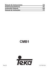 Teka CMB1 Manual De Instrucciones