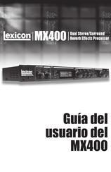 Lexicon MX400 Guia Del Usuario