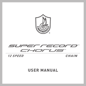 CAMPAGNOLO SUPER RECORD CHORUS Manual Del Usuario