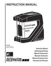 PRONIVO 205-PNXL Manual De Instrucciones